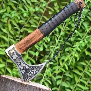 viking handmade axe, axes, steel axe, handmade axe, axe in USA, cheap axe, custom axe, rose wood axe, high carbon steel axe, collectible viking axe, outdoor axe, throwing axe, camping axe, axe for sale USA