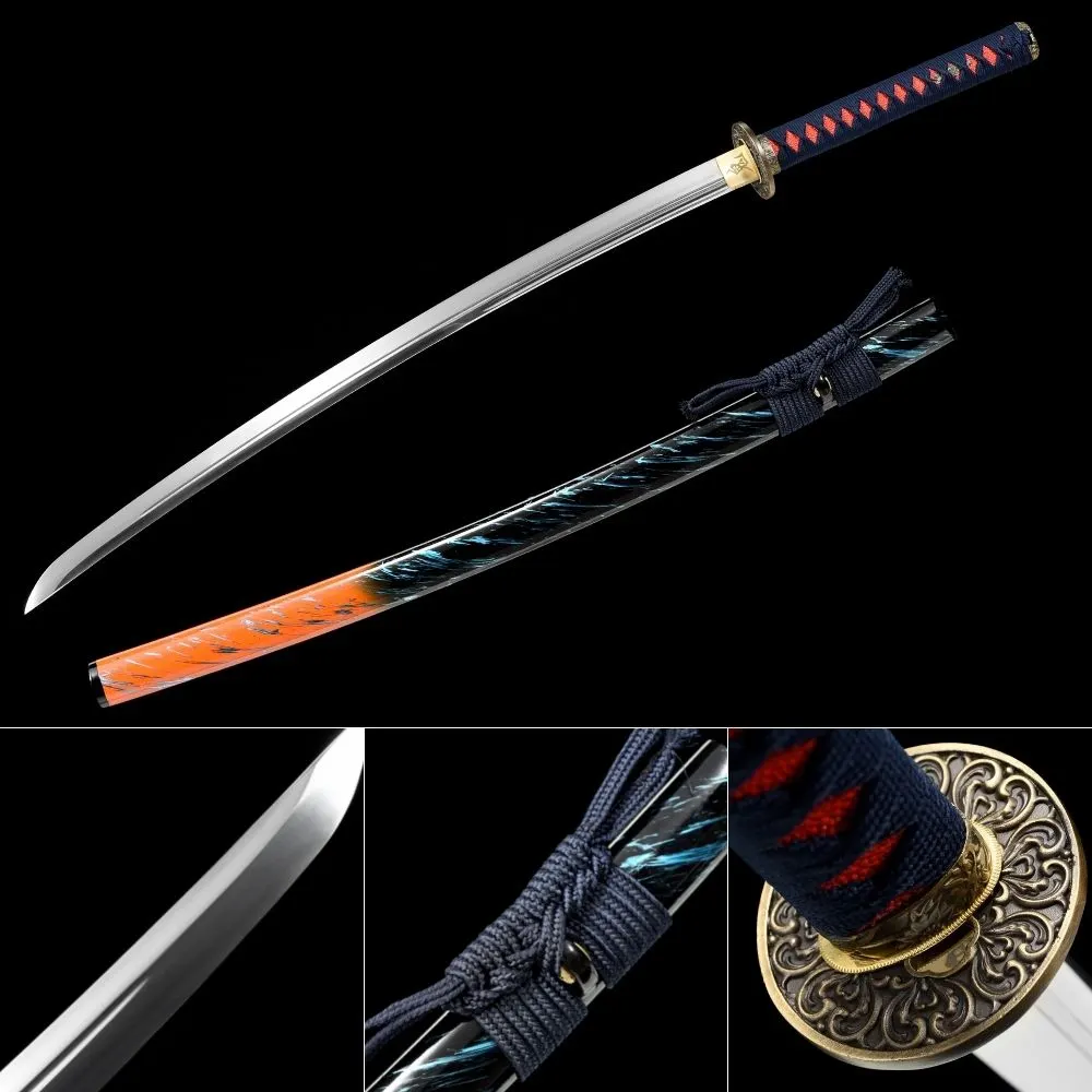 decorative katana sword, stainless steel katana, katana with wood cover, japanese style katana usa, samurai sword replica, katana sword for collectors, solid wood handle katana, display katana, katana wall decor, gift katana sword