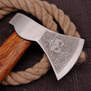 viking axe rose wood, viking axe, handmade axe, axes, steel axe, axe in USA, cheap axe, battle axe, rose wood axe, carbon steel axe, throwing axe, outdoor axe, custom axe USA, axe for sale